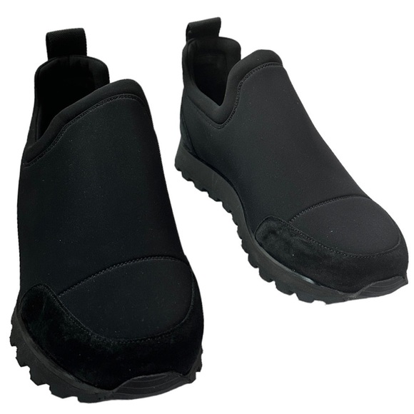 James PERSE New no tag Zuma Black Neoprene & Suede slip-on sneakers mens…​ - Picture 4 of 14